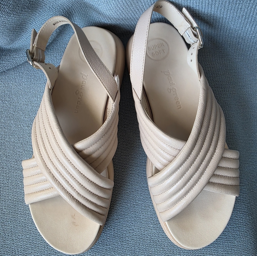 Paul Green, Chunky Platform Slingback, US Size 9.5 - Picture 3 of 8